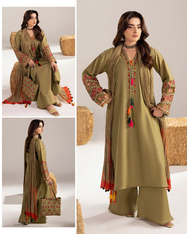 Three Piece Formals | Embroidered - Phulkaari - Eid Special | Premium Lawn