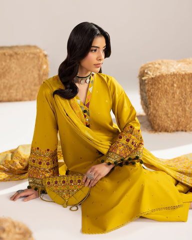 Three Piece Formals | Embroidered - Phulkaari - Eid Special | Premium Lawn