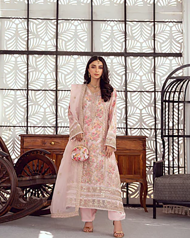 Three Piece Formals | Festive Embroidered - Seraphina | Premium Organza