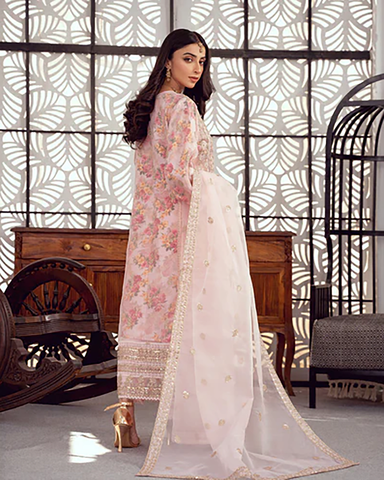 Three Piece Formals | Festive Embroidered - Seraphina | Premium Organza