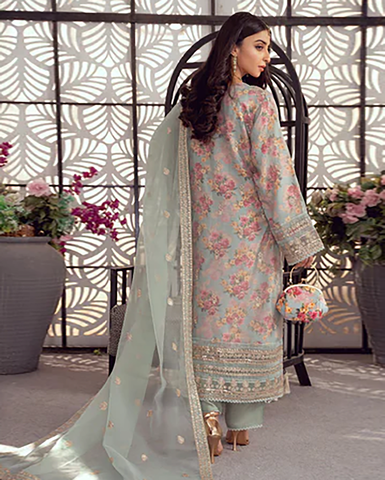 Three Piece Formals | Festive Embroidered - Seraphina | Premium Organza