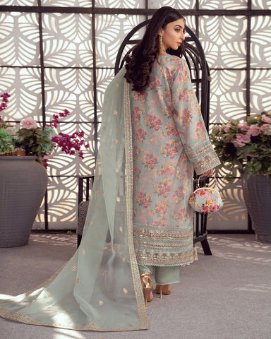 Three Piece Formals | Festive Embroidered - Seraphina | Premium Organza