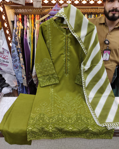 Designer Three Piece | Shahzadi | Premium Winter Cotton / Winter Khaddar