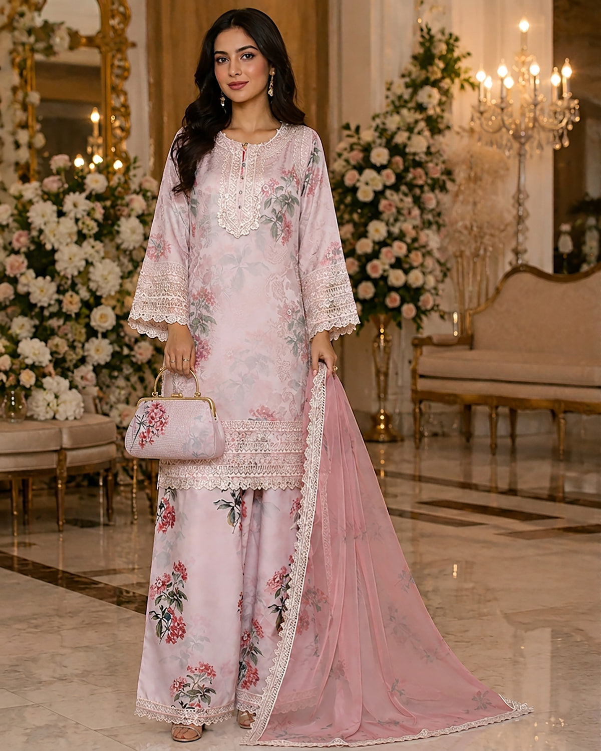 Flamingo - Formals - Organza with Silk