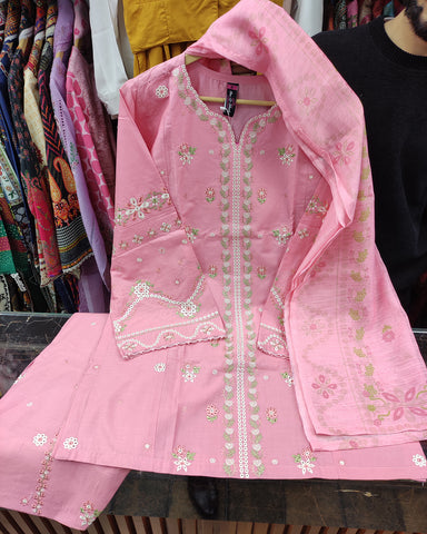 Three Piece Formals | Embroidered - BIllo - Eid Special | Premium Lawn