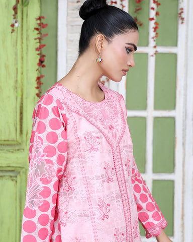 Designer Three Pieces | Polka Dots | Cambric