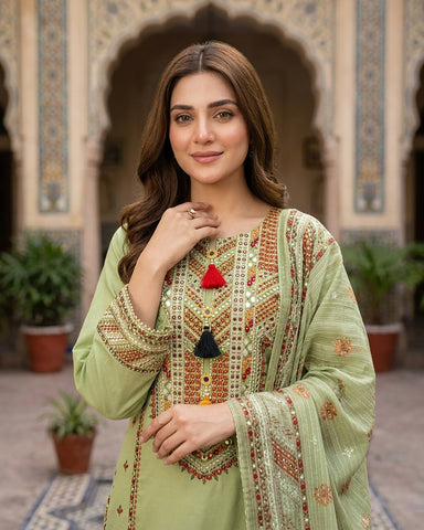 Maysaa - Embroidered - Premium Winter Cotton