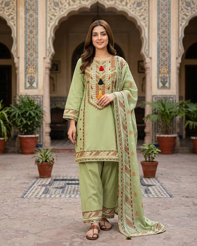 Maysaa - Embroidered - Premium Winter Cotton