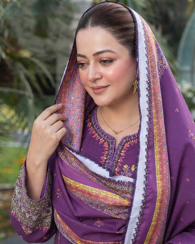 Sohni Heer - Embroidered - Premium Dhanak