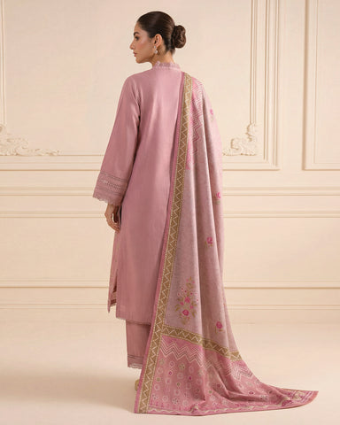 Nayyab - Embroidered Solids - Karandi / Ayudia Fabric