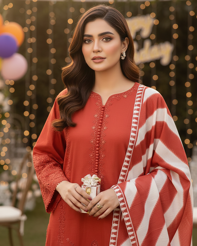 Designer Three Piece | Shahzadi | Premium Winter Cotton / Winter Khaddar