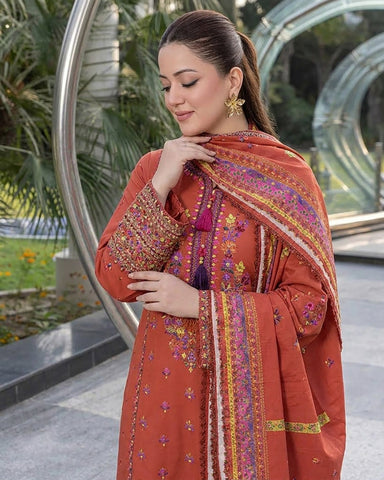 Sohni Heer - Embroidered - Premium Dhanak