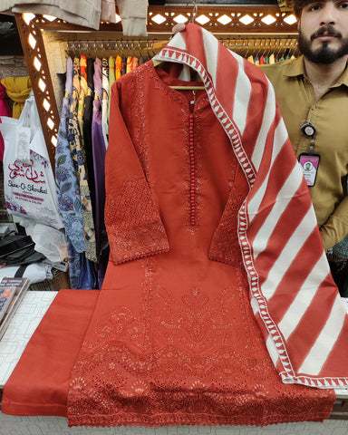 Designer Three Piece | Shahzadi | Premium Winter Cotton / Winter Khaddar