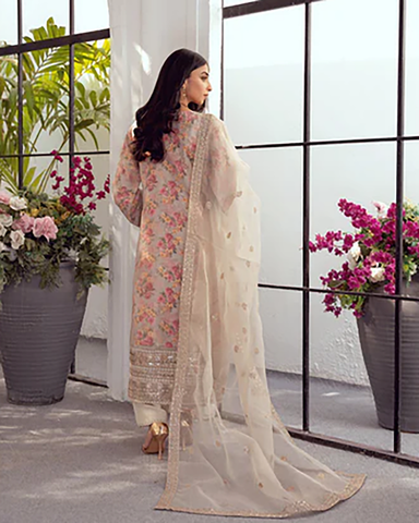 Three Piece Formals | Festive Embroidered - Seraphina | Premium Organza