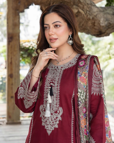 Sohni Kuri - Embroidered - Premium Dhanak