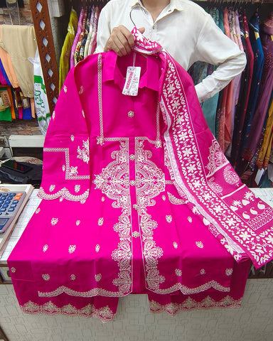 Zarmina - Embroidered - Premium Winter Cotton