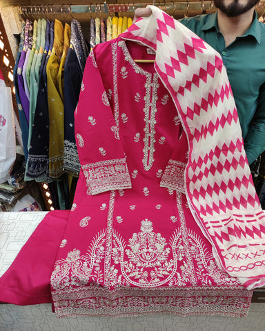 Designer Three Piece | Lyla Handwork - Eid Special | Summer Lawn