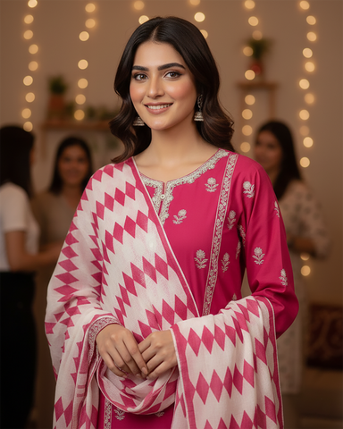 Designer Three Piece | Lyla Handwork - Eid Special | Summer Lawn