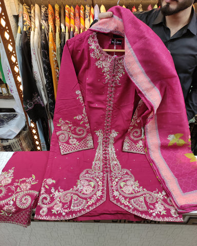Three Piece Formals | Embroidered - Diva - Eid Special | Premium Cotton Lawn