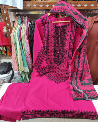 Designer Three Piece | Embroidered - Luxury Juna Iconic | Premium Lawn