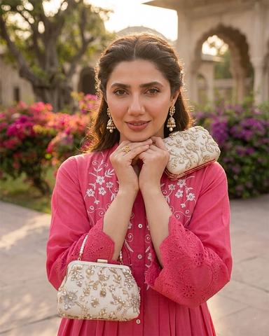 Semi Western | Designer Embroidered Short Frock | Premium Lawn Cotton