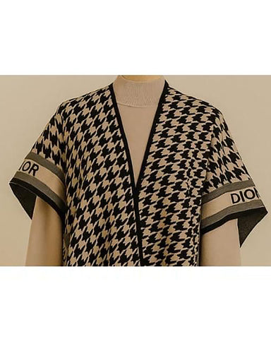 Western Cape Shawl Co-ord Set | Designer "Dior" | Imported Wool