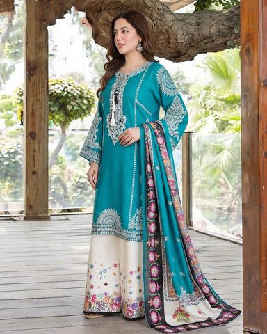 Sohni Kuri - Embroidered - Premium Dhanak