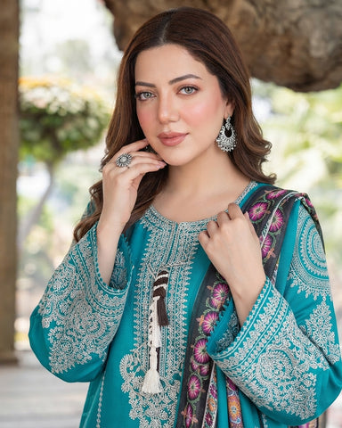 Sohni Kuri - Embroidered - Premium Dhanak