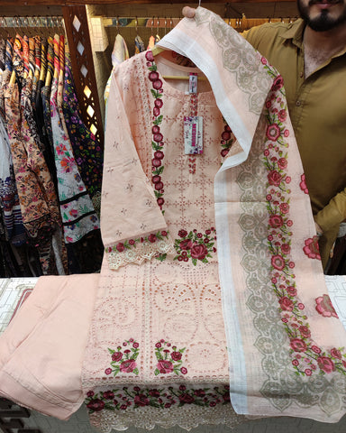 Designer Three Piece | Mishal | Lawn