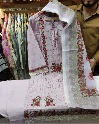 Designer Three Piece | Mishal | Lawn