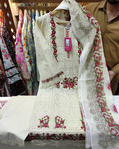Designer Three Piece | Mishal | Lawn
