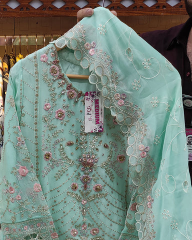 Three Piece Formals | Festive Embroidered | Premium Chiffon (Inner Attached)