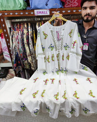 Designer Embroidered Gown/Inner | Summer Special | Premium Lawn