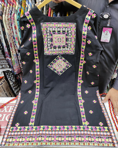 Designer Three Piece | Chilli Milli | Dobby Lawn