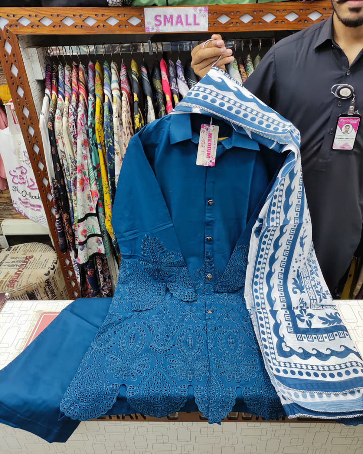 Designer Three Piece | Embroidered - Saiyaara | Premium Cotton