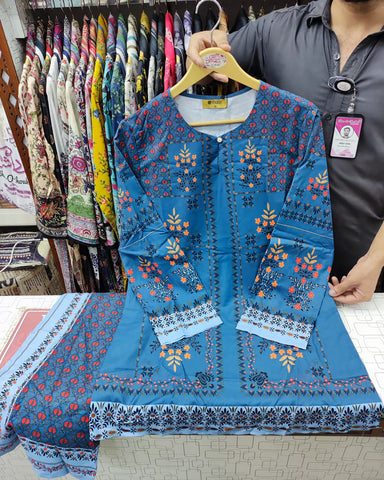 Western CoOrds Two Piece | Closed Chaak | Georgette