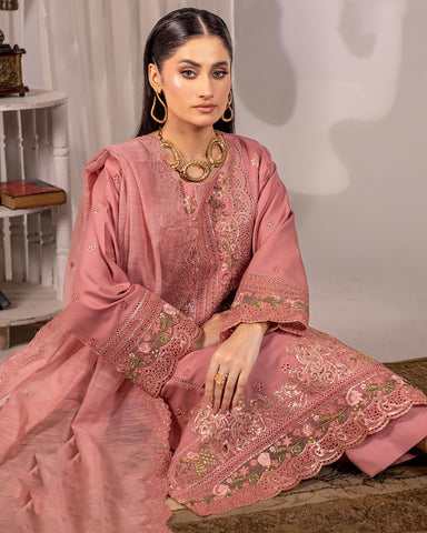 Embroidered Three Pieces | Luxury Designer | Winter Dhanak