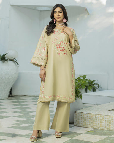 Designer Emb Three Pieces | Batik | Winter Khaddar