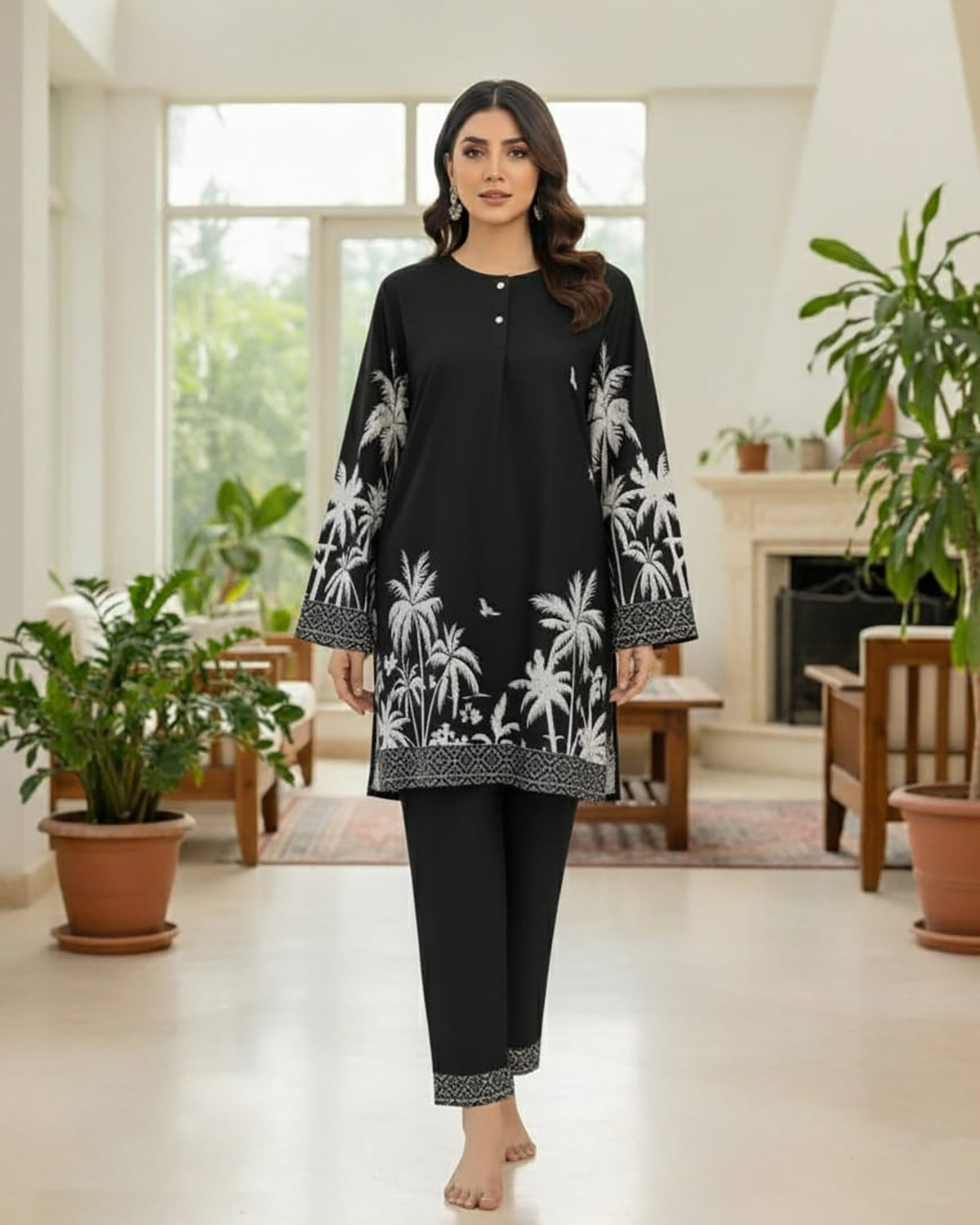 Western CoOrds Two Piece | Closed Chaak | Georgette