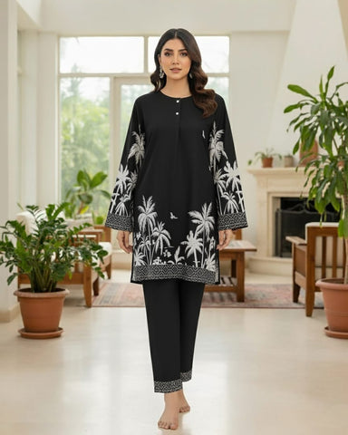 Western CoOrds Two Piece | Closed Chaak | Georgette