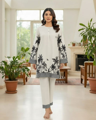 Western CoOrds Two Piece | Closed Chaak | Georgette