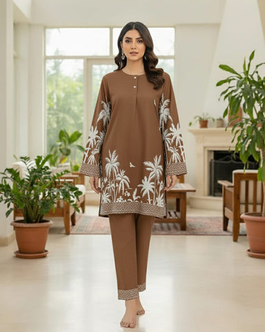 Western CoOrds Two Piece | Closed Chaak | Georgette