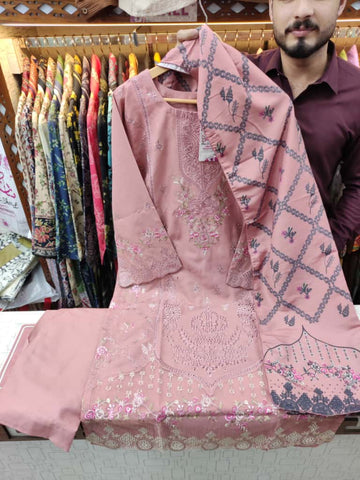 Designer Three Pieces | Sajni | Winter Dhanak