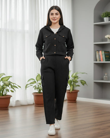 Western CoOrds Set | Designer "Hoodie" | Crinkled CY