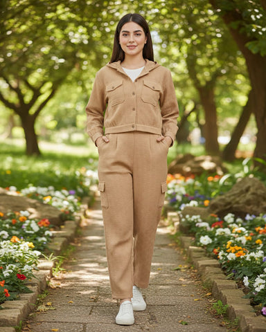 Western CoOrds Set | Designer "Hoodie" | Crinkled CY