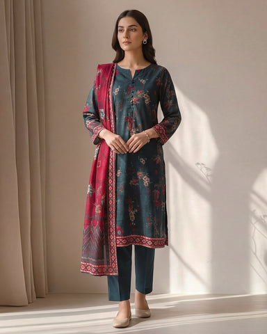 Zavia - Printed - Premium Khaddar