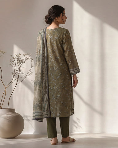 Zavia - Printed - Premium Khaddar