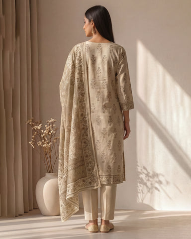 Zavia - Printed - Premium Khaddar