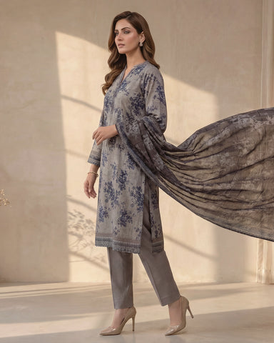 Zavia - Printed - Premium Khaddar