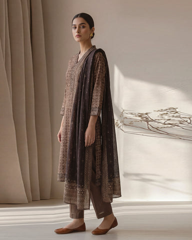 Zavia - Printed - Premium Khaddar